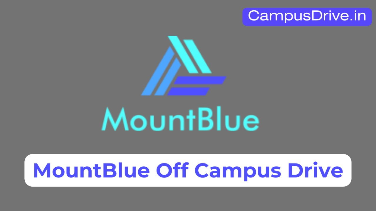 Mountblue Off Campus Drive 2024 - Hiring SDE Trainee - Freshers